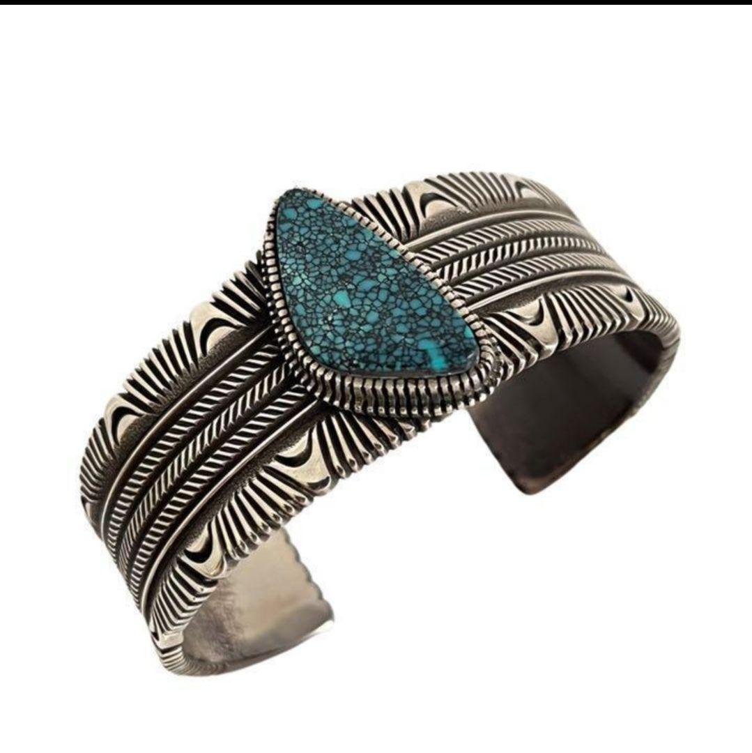 Ron Bedonie ロンベドニー ナバホ ブレスレット バングル ビズビー