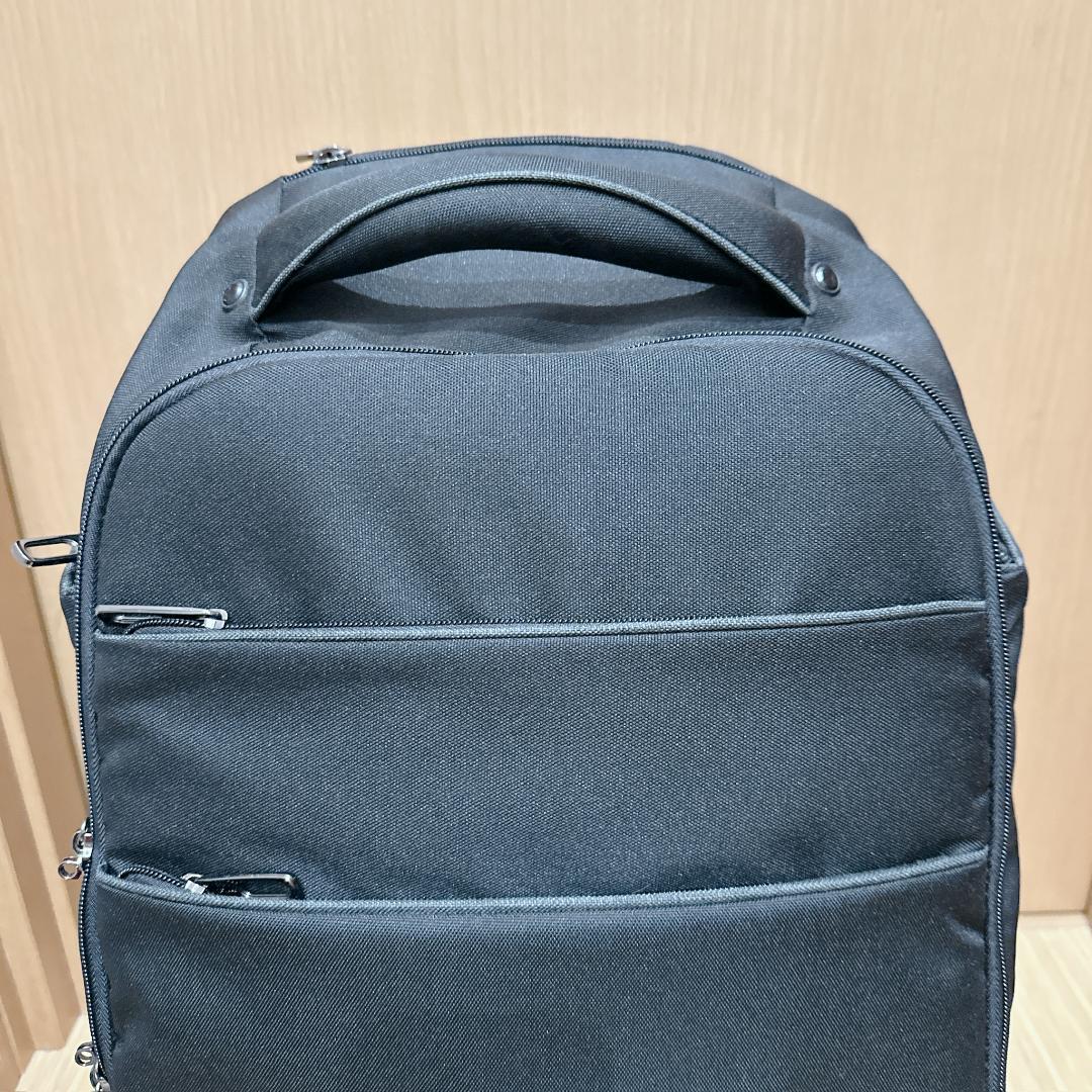 【美品】龍屋半左衛門 機内持ち込みサイズ リュック キャリーケース ブラック