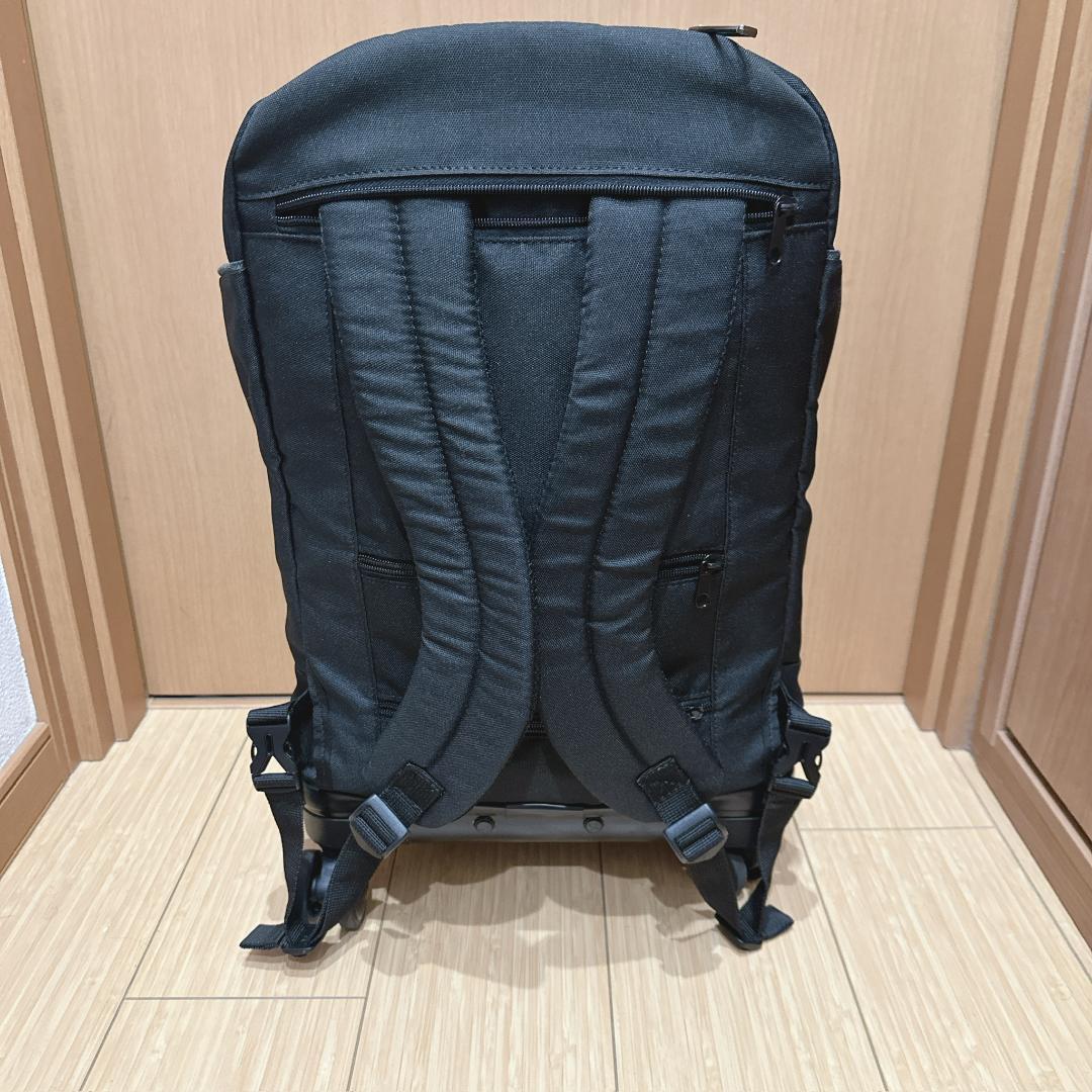 【美品】龍屋半左衛門 機内持ち込みサイズ リュック キャリーケース ブラック