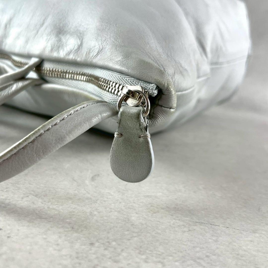 24AW✨mina perhonen kostea タンバリン ラムレザー