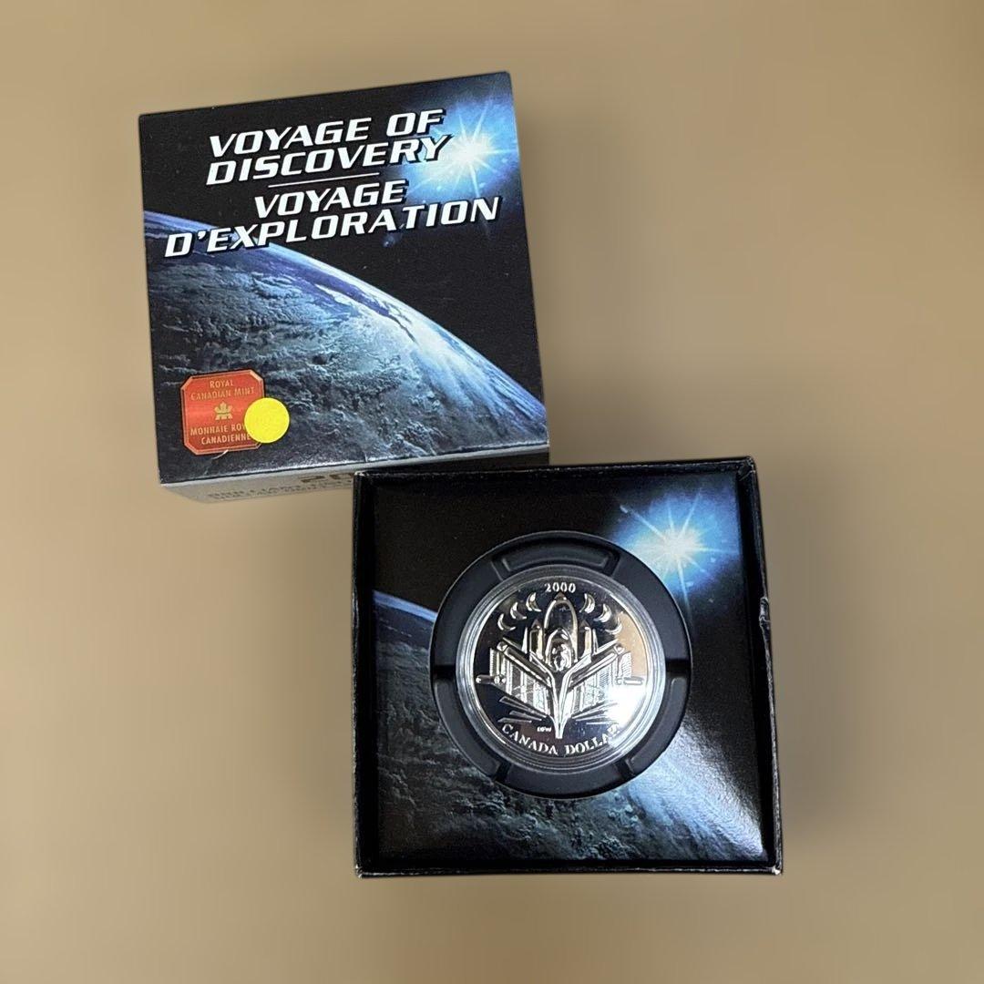 2000年 カナダ 1ドル 硬貨 探検の旅