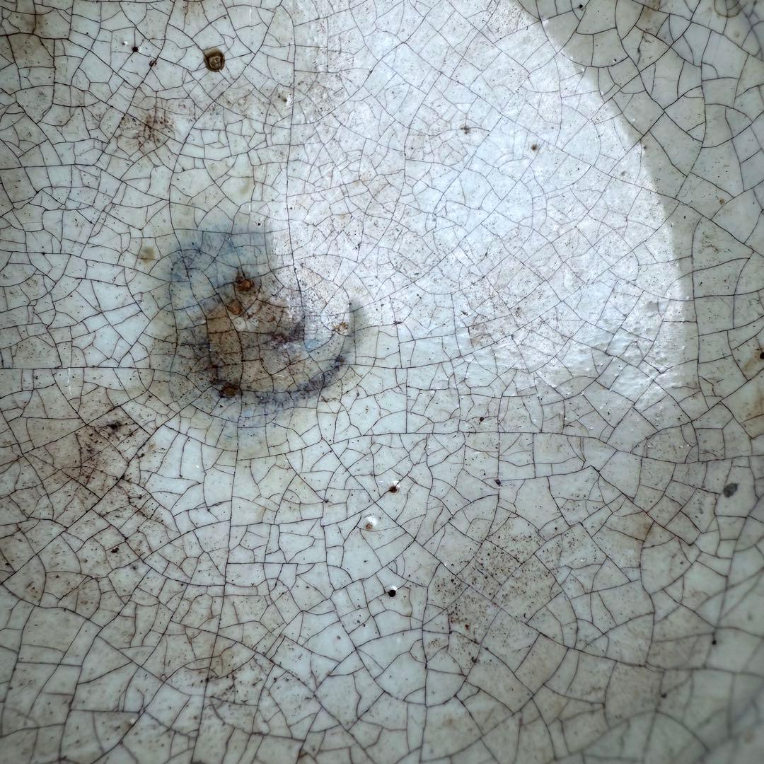 古唐津　班唐津茶碗　共箱　時代物　裏千家　表千家　蒐集家旧蔵品