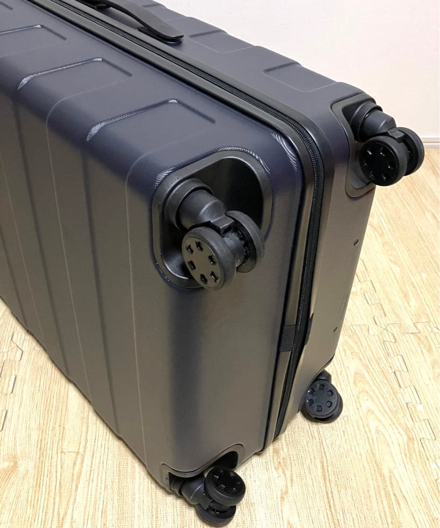 美品 送料無料 無印良品 キャリーバーの高さを自由に調節できるハードキャリー