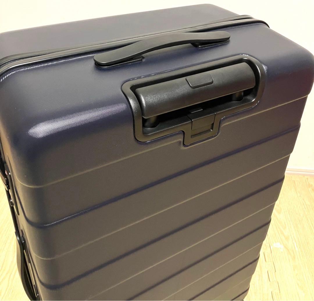 美品 送料無料 無印良品 キャリーバーの高さを自由に調節できるハードキャリー