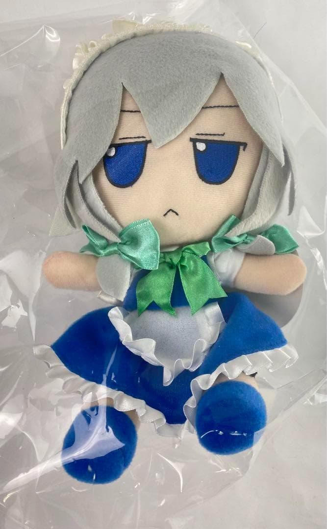 タグ付き 東方　ぬいぐるみ　ふもふもさくや。 初期ver 十六夜咲夜