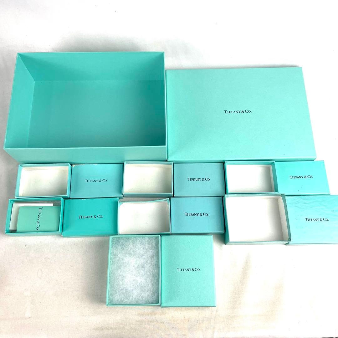 ティファニー 空箱 空き箱 保存袋 ジュエリー アクセサリー ケース 24点
