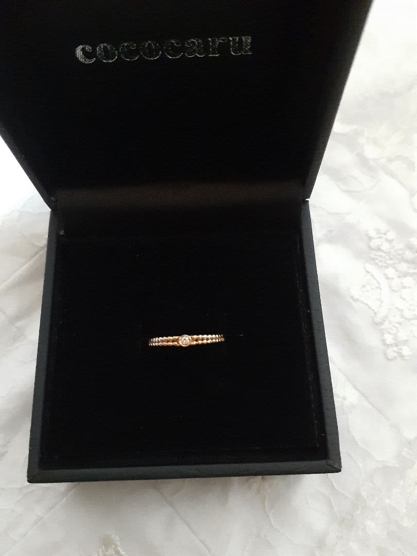 ゆうですので他の方は購入不可でお願いします。K10ダイヤリング