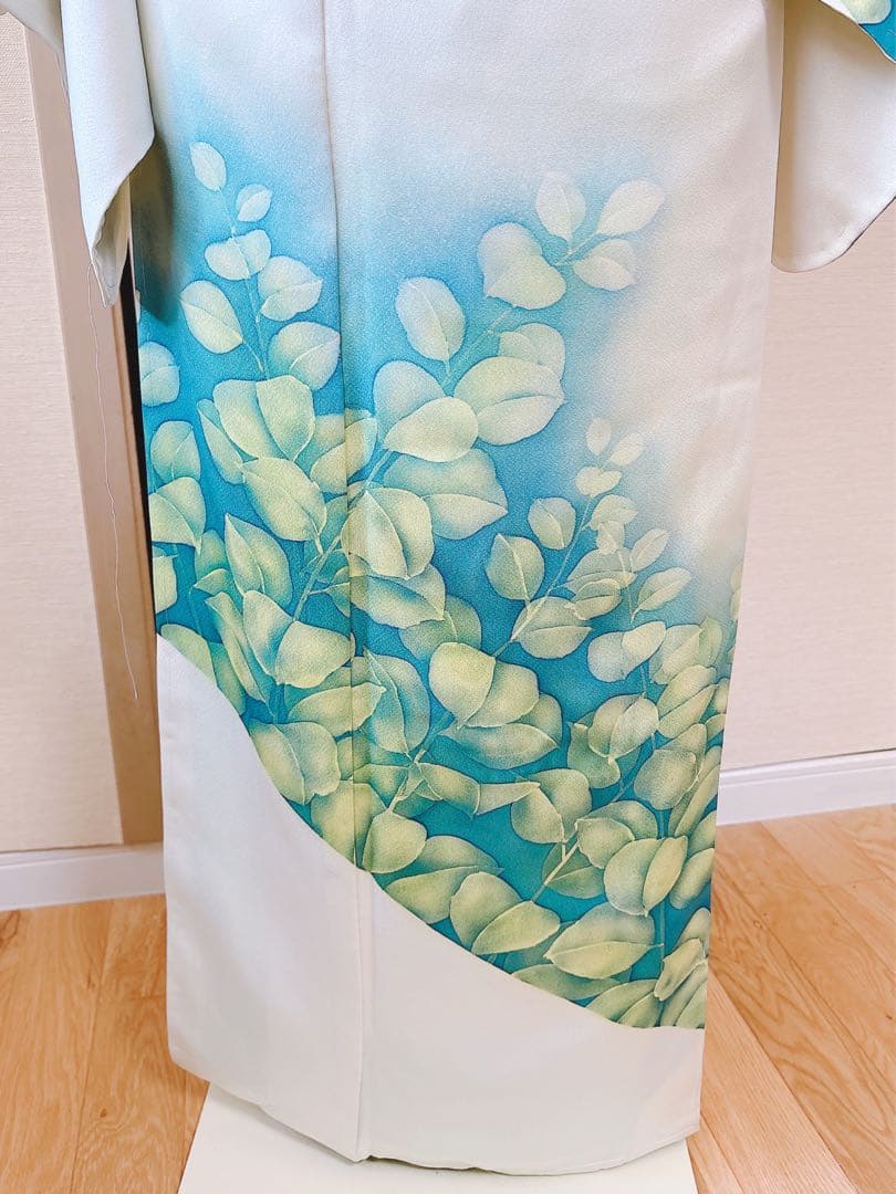 訪問着　フルセット　裄66 友禅　正絹　卒業式　入学式　結婚式　M L 袋帯