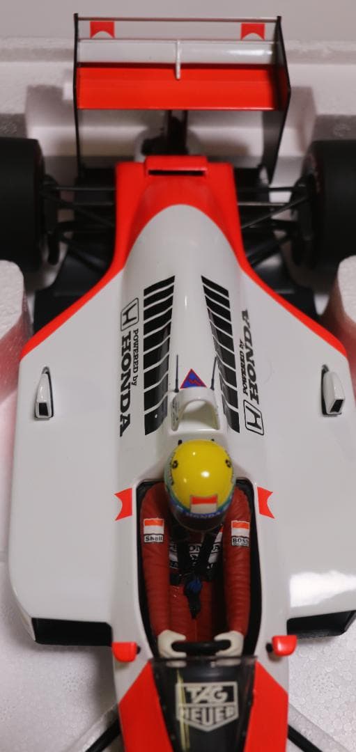 超貴重ビックスケール１／12　マクラーレン・ホンダMP4／4　ターボ　セナコレ