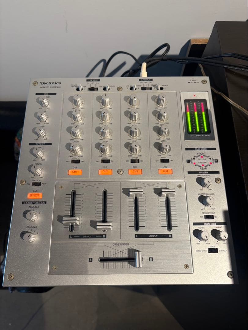 Technics　SH-MZ1200　DJミキサー　4ch　動作確認済み