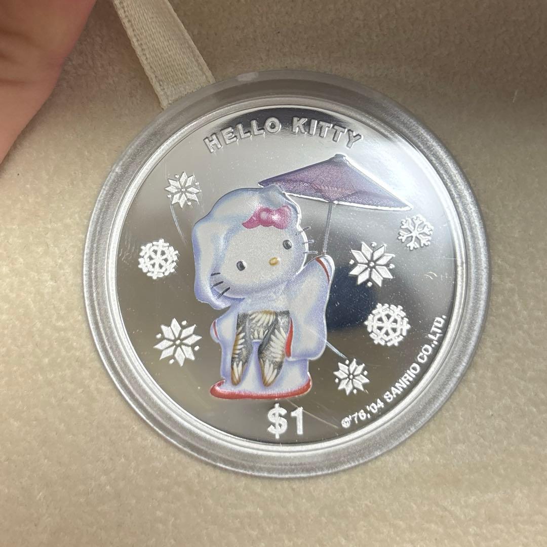 ハローキティ 30周年 記念銀貨