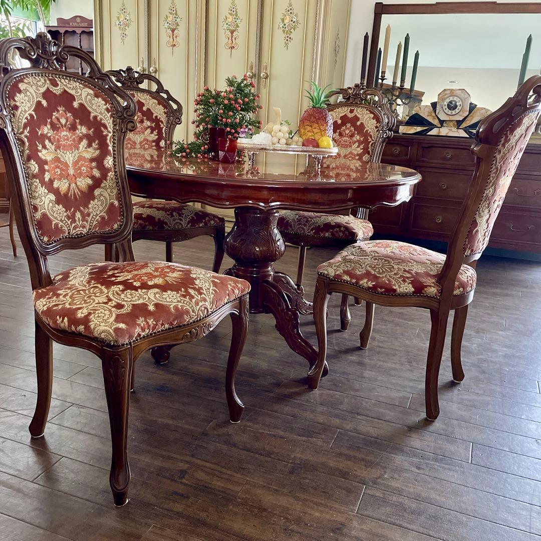 r144 イタリア FARINAZZO&GUERRA ダイニングテーブルセット