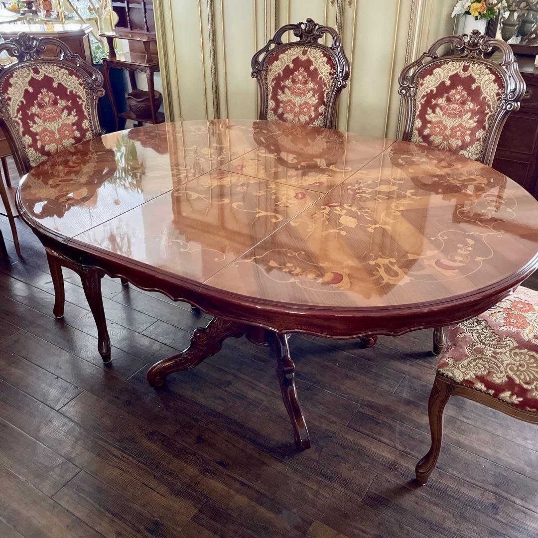 r144 イタリア FARINAZZO&GUERRA ダイニングテーブルセット