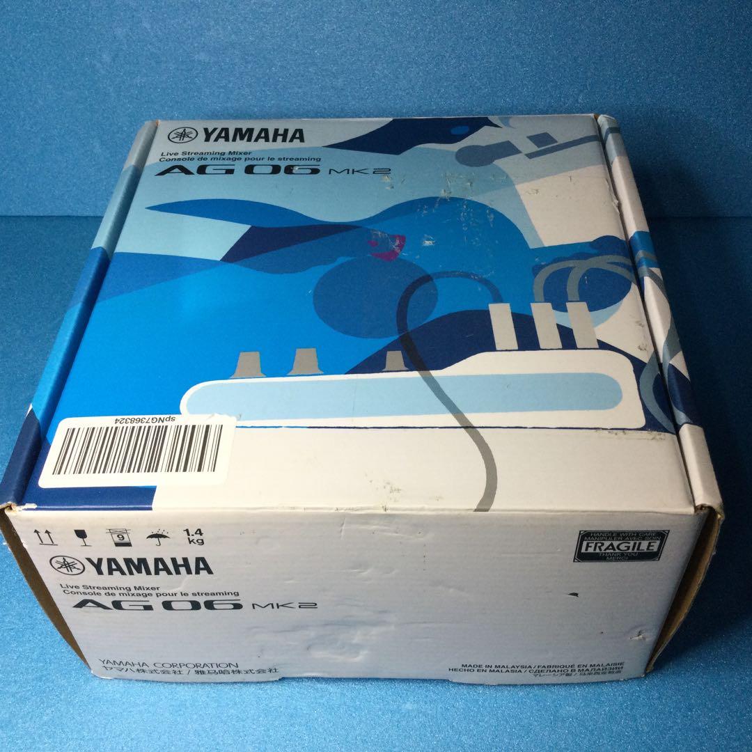 YAMAHA ヤマハ★AG06MK2★白　数回使用の美品です。箱は痛みあり。