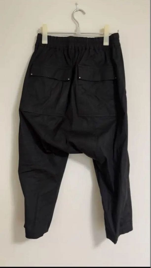 a*a様 リックオウエンス RICKOWENS クロップドパンツ 48 黒