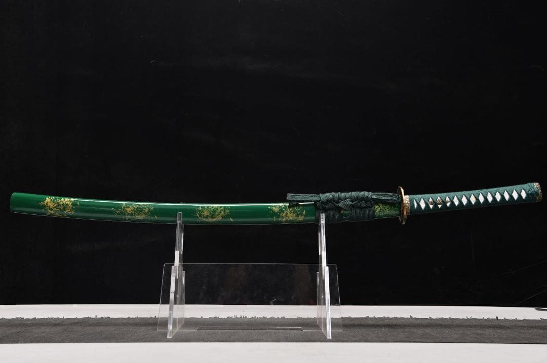 青竹小烏丸 日本刀 模造刀 居合刀 武士道 武蔵 鑑賞用 手鍛造打