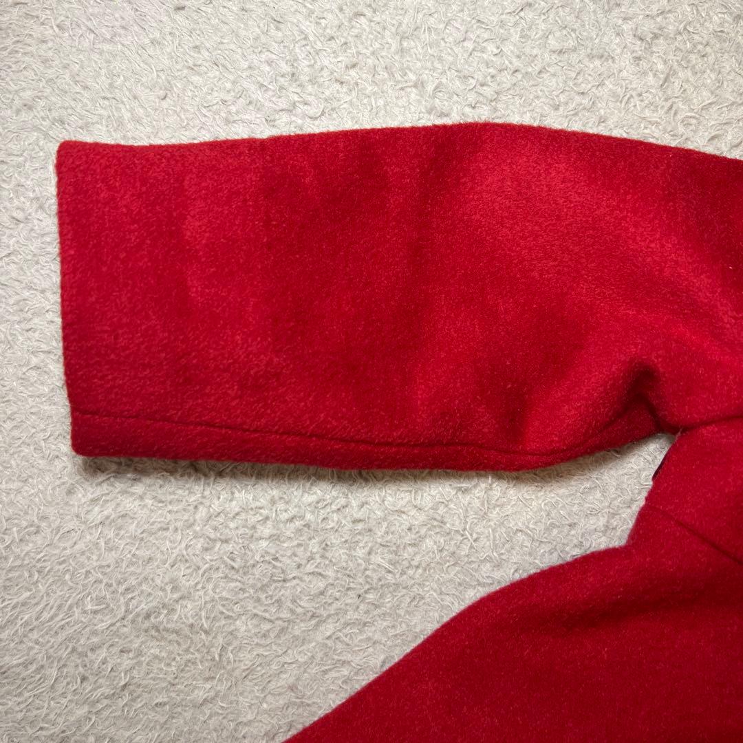 シャーリーテンプル　ラッピングリボンウールコート　赤　80cm-90cm 超美品