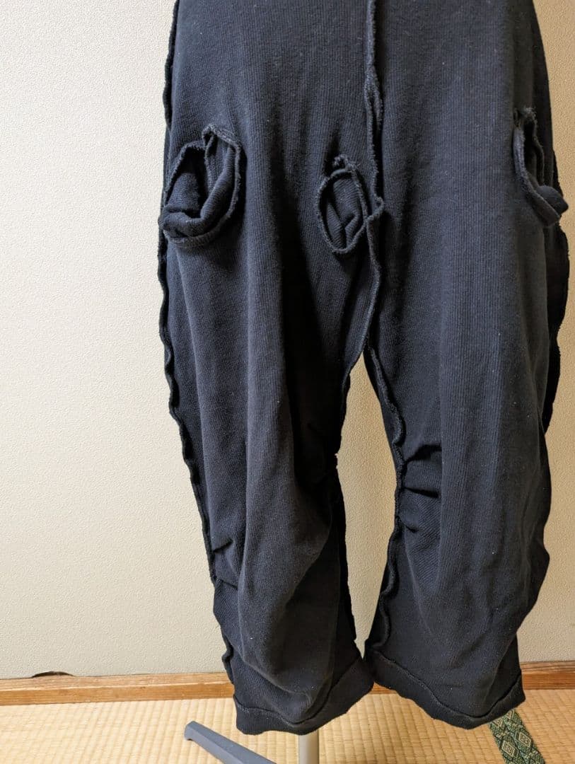 クリストファーネメス christophernemth 立体裁断リブニットパンツ