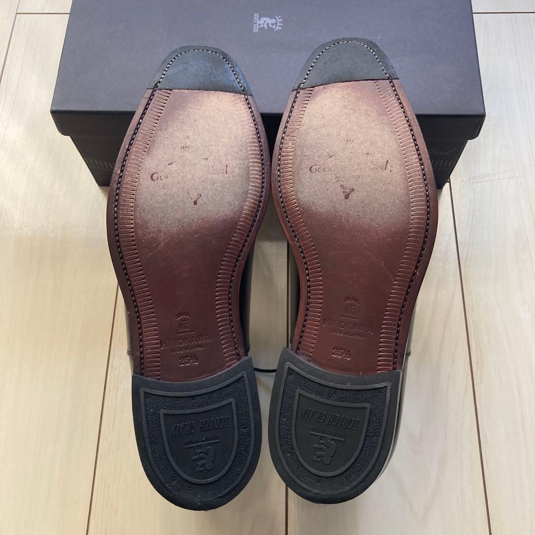 【美品】スコッチグレイン HA-9106 ブラックレザー 革靴