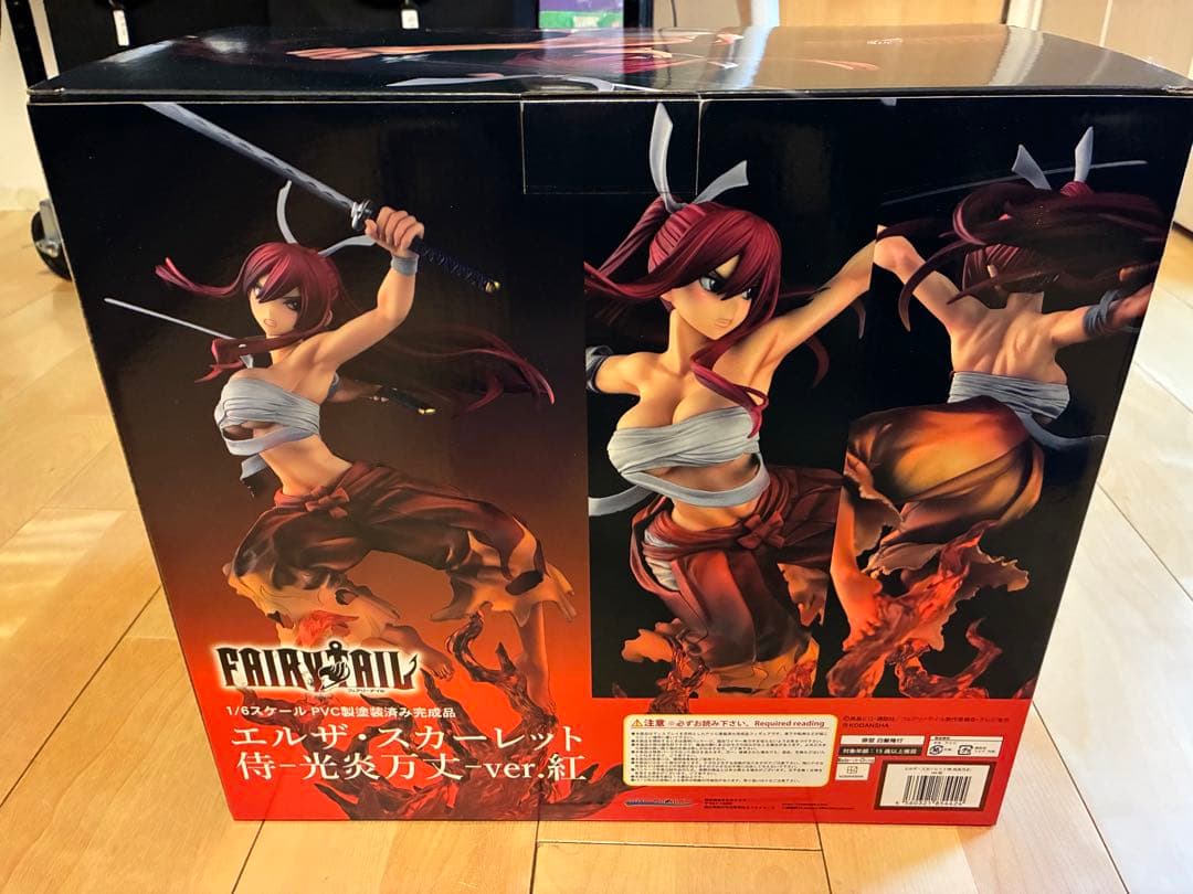 【開封品】エルザ・スカーレット侍-光炎万丈-ver.紅 フィギュア