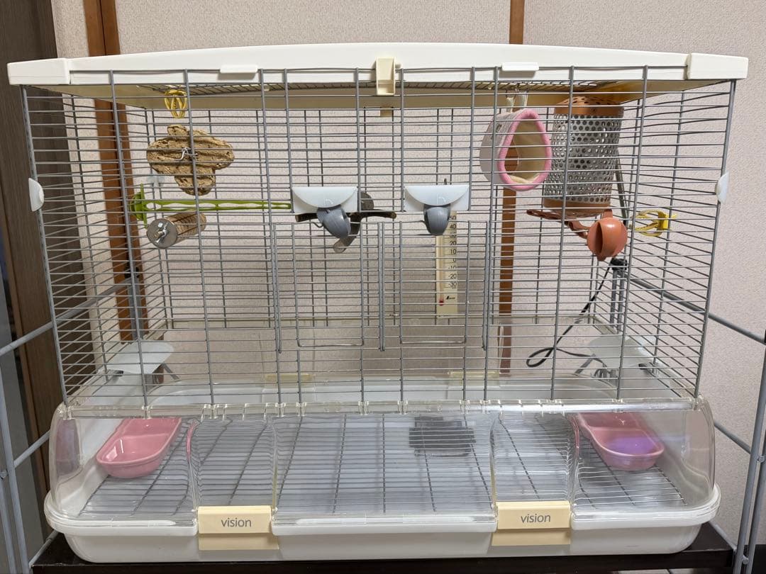 vision 鳥かご HAGEN 横網L01 ヒートランプ、日光浴ランプセット