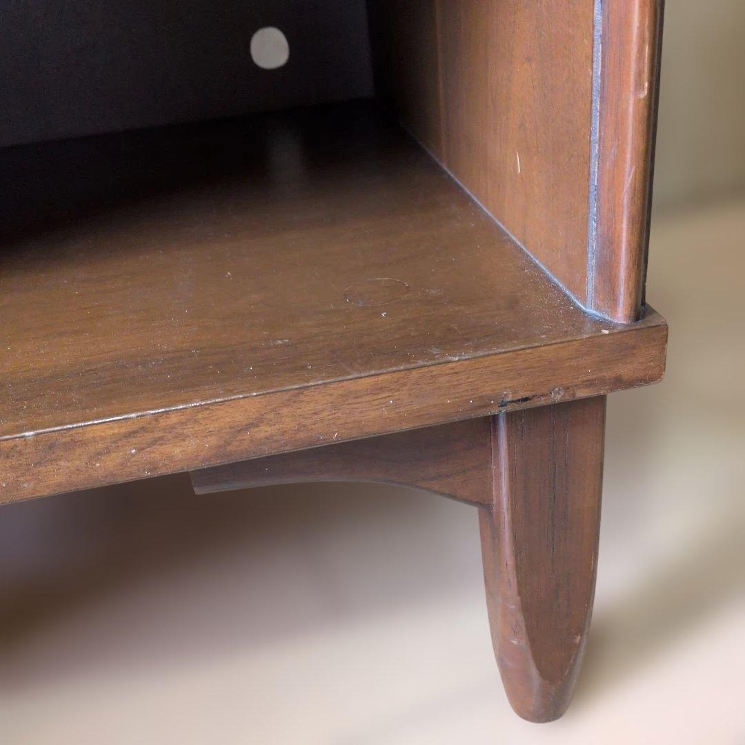 USA米軍放出家具ドレクセル サイドテーブル 引き出し付き