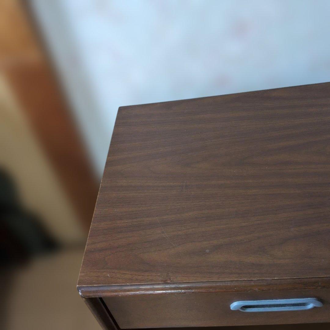 USA米軍放出家具ドレクセル サイドテーブル 引き出し付き