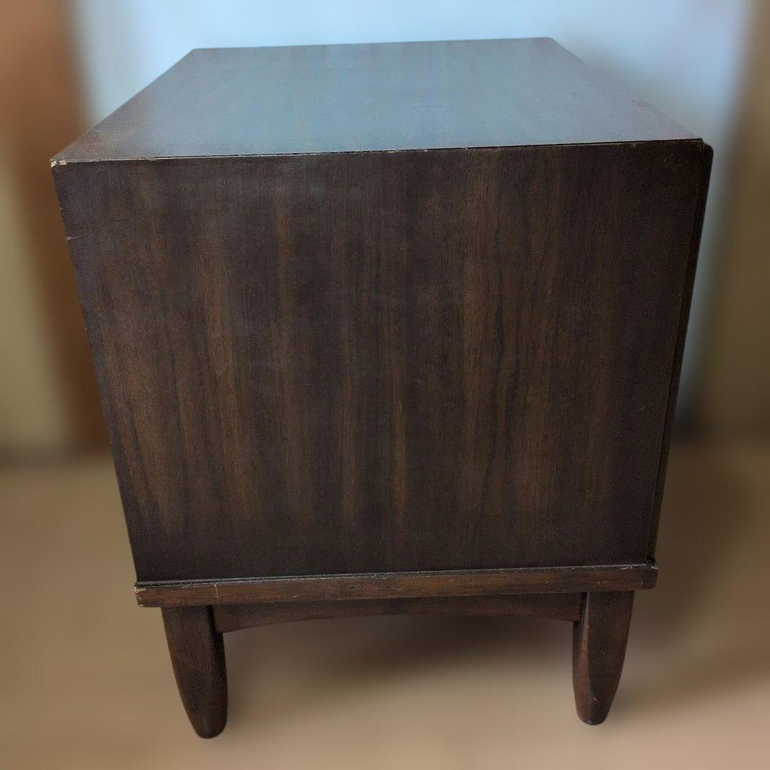 USA米軍放出家具ドレクセル サイドテーブル 引き出し付き