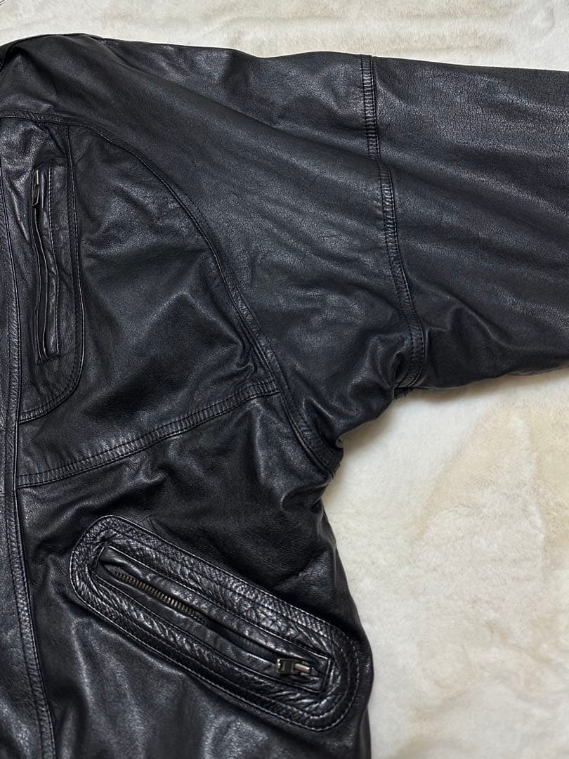 90s ST.JOHNS BAY レザージャケット ドリブラージャケット