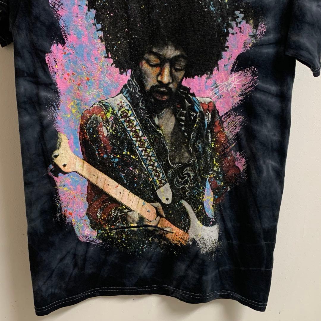 Jimi Hendrix Stephen Fishwick タイダイ染め加工 T