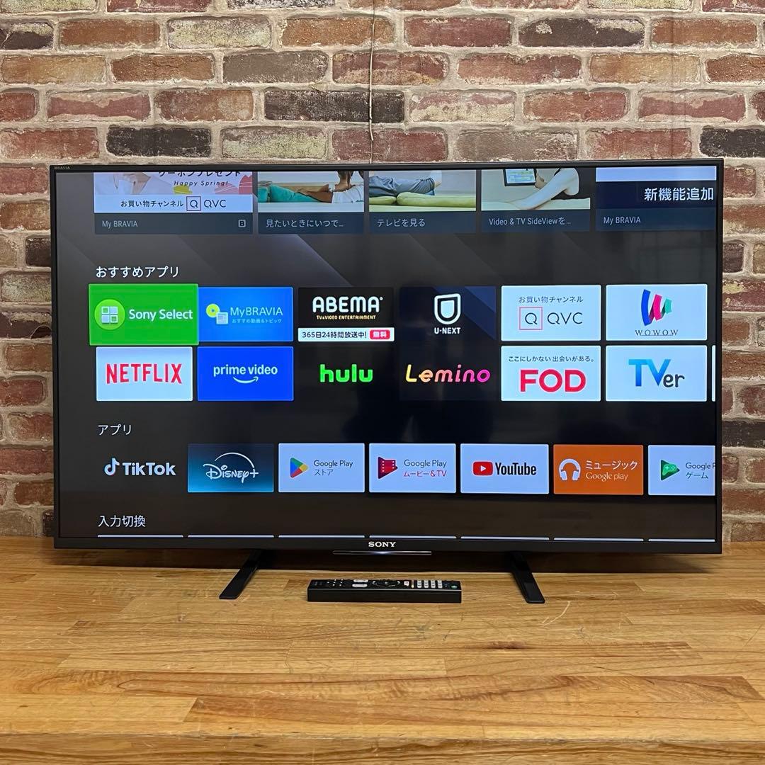 SONY 43V型 4K 液晶テレビBRAVIA KJ-43X8500C