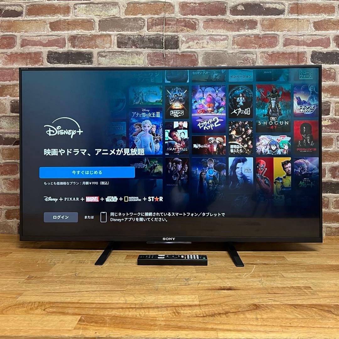 SONY 43V型 4K 液晶テレビBRAVIA KJ-43X8500C
