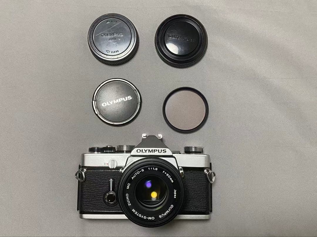 美品　OLYMPUS OM-1 フィルムカメラ 50mmレンズ付き