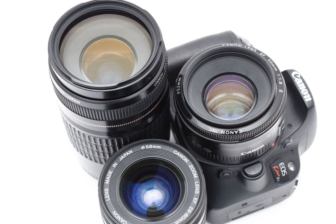 Canon EOS Kiss X9標準&望遠&単焦点トリプルレンズセット