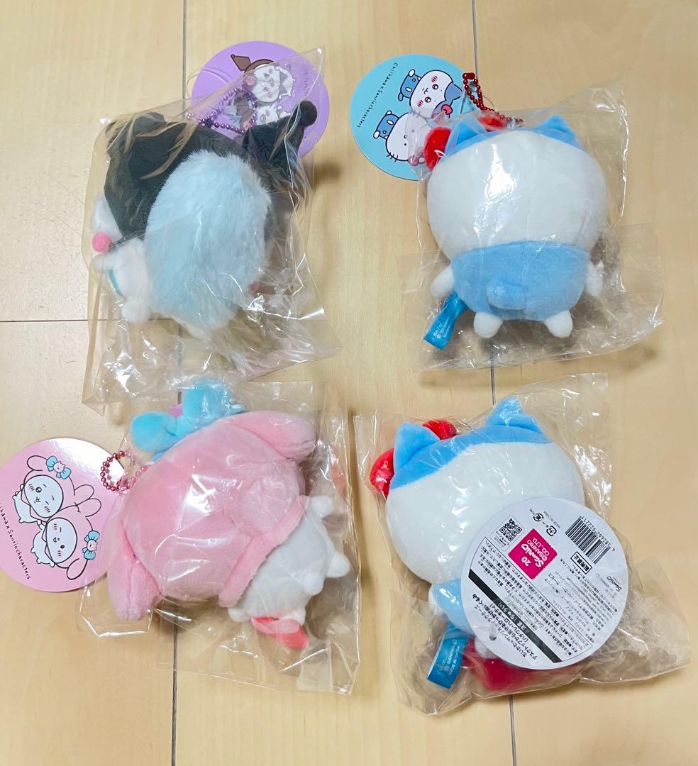ちいかわ　サンリオキャラクターズ　ぷちミニマスコット　ひっかけぬいぐるみ　セット
