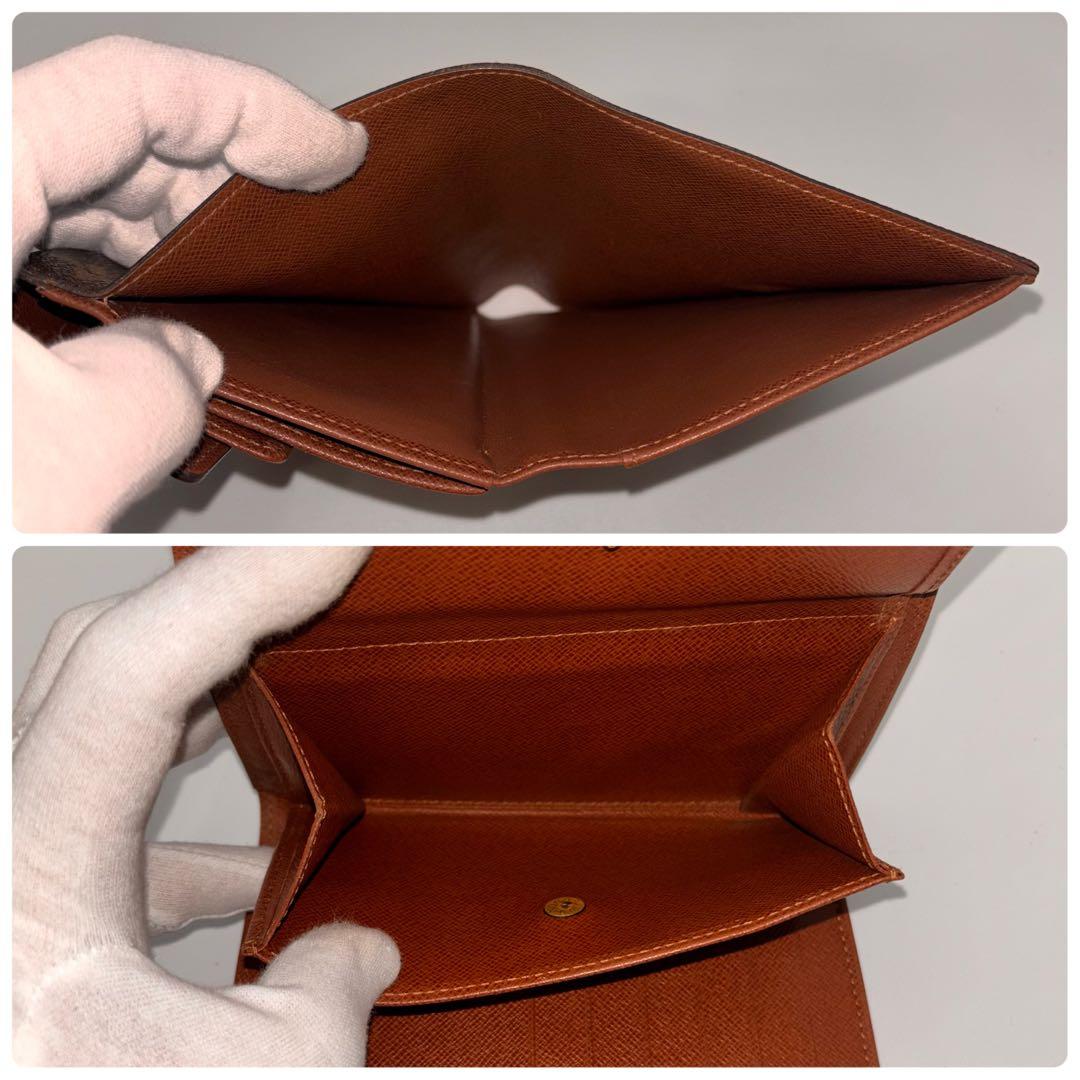 【鑑定済み】ルイヴィトン✨モノグラム✨エテュイパピエ 三つ折り財布