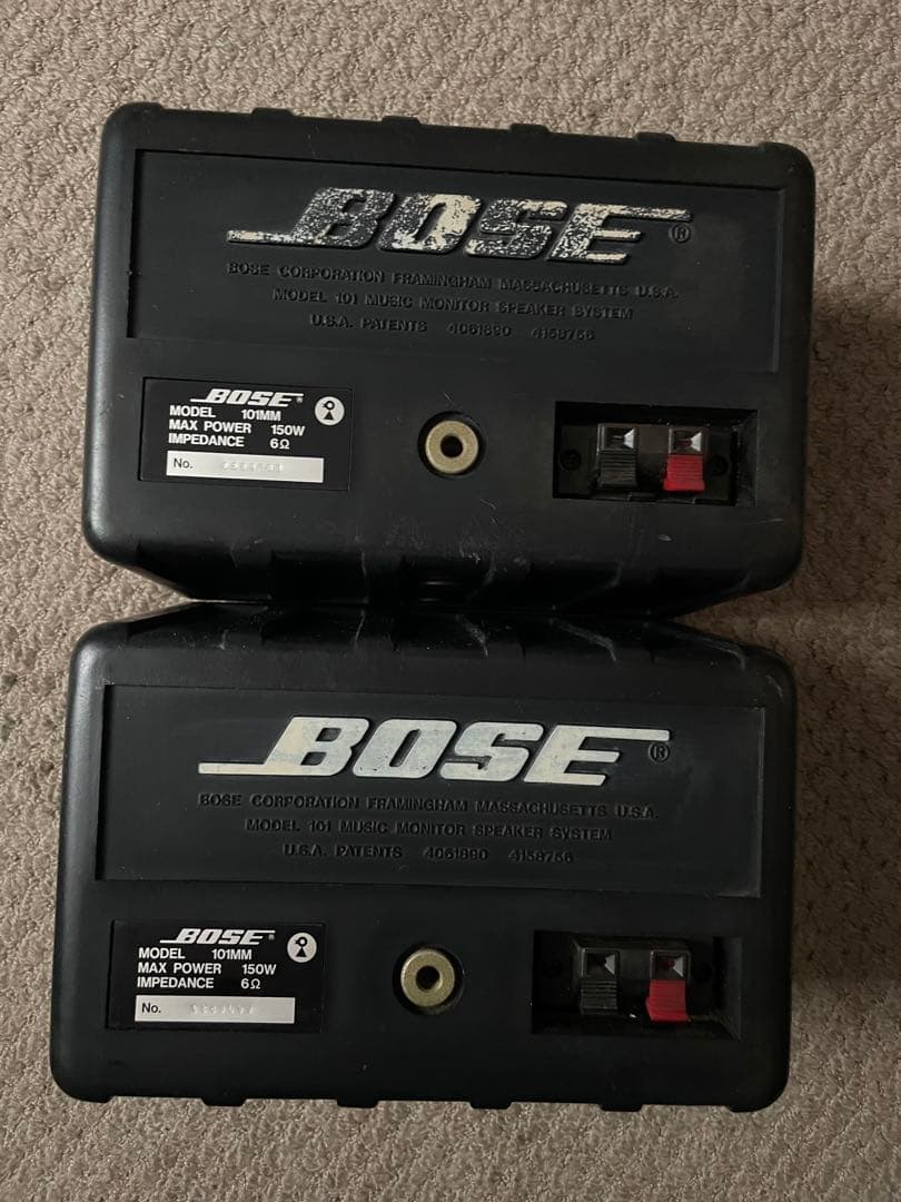 【音出し確認済】BOSE 101MM シリアル連番鳥マークスピーカー