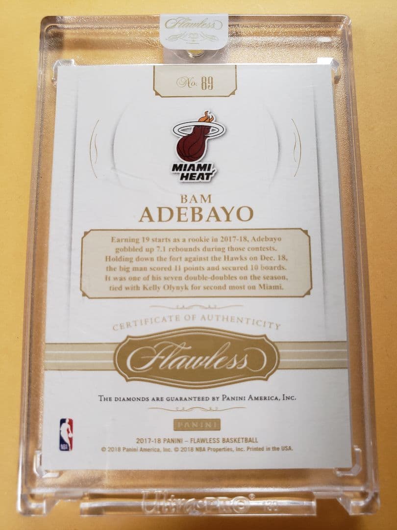 未開封10シリ ゴールドダイア 2017フローレス バムアデバヨ ルーキーカード