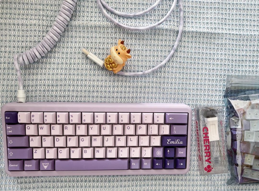 xr60 紫 赤軸　LEDバックライト