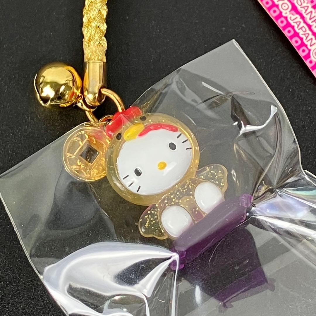ハローキティ えんぎもんシリーズ 酉 ラメ入り Sanrio ストラップ