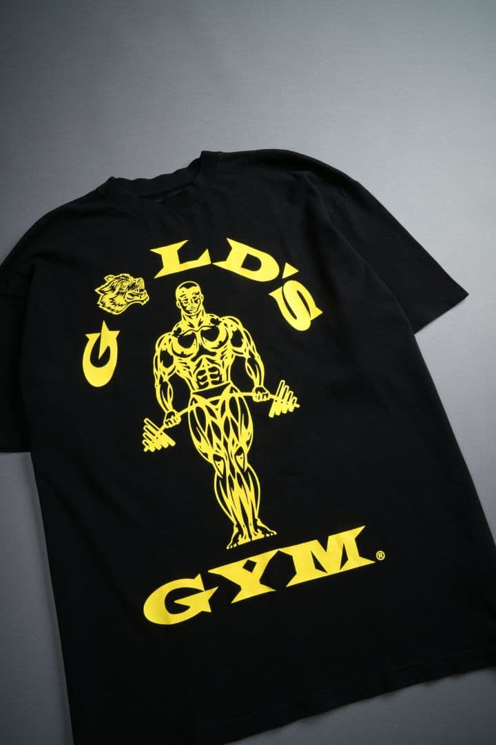 w*d様 新品未開封 ダルクスポーツ ゴールドジム コラボ Tシャツ M ブラッ