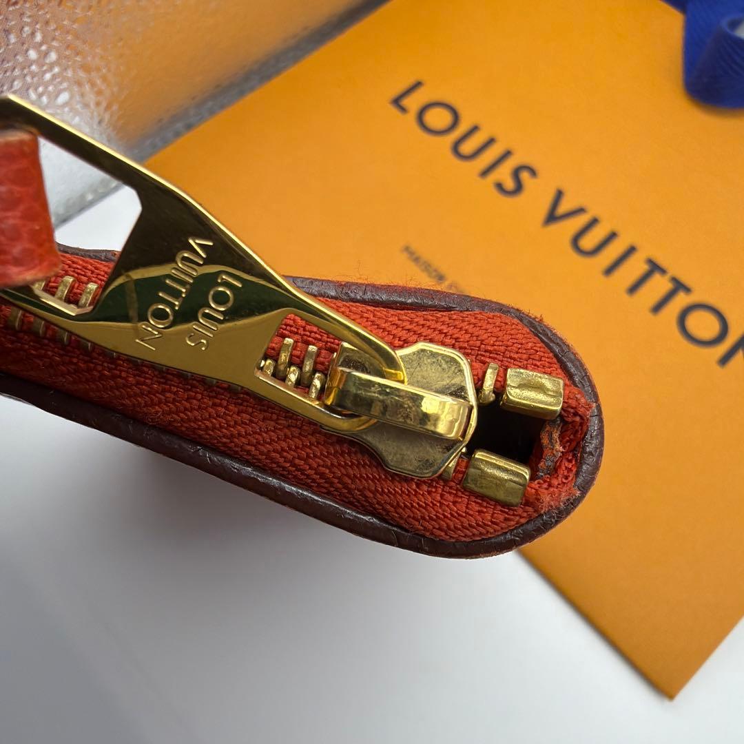 新春セール！Louis Vuitton 二つ折り財布 オレンジ