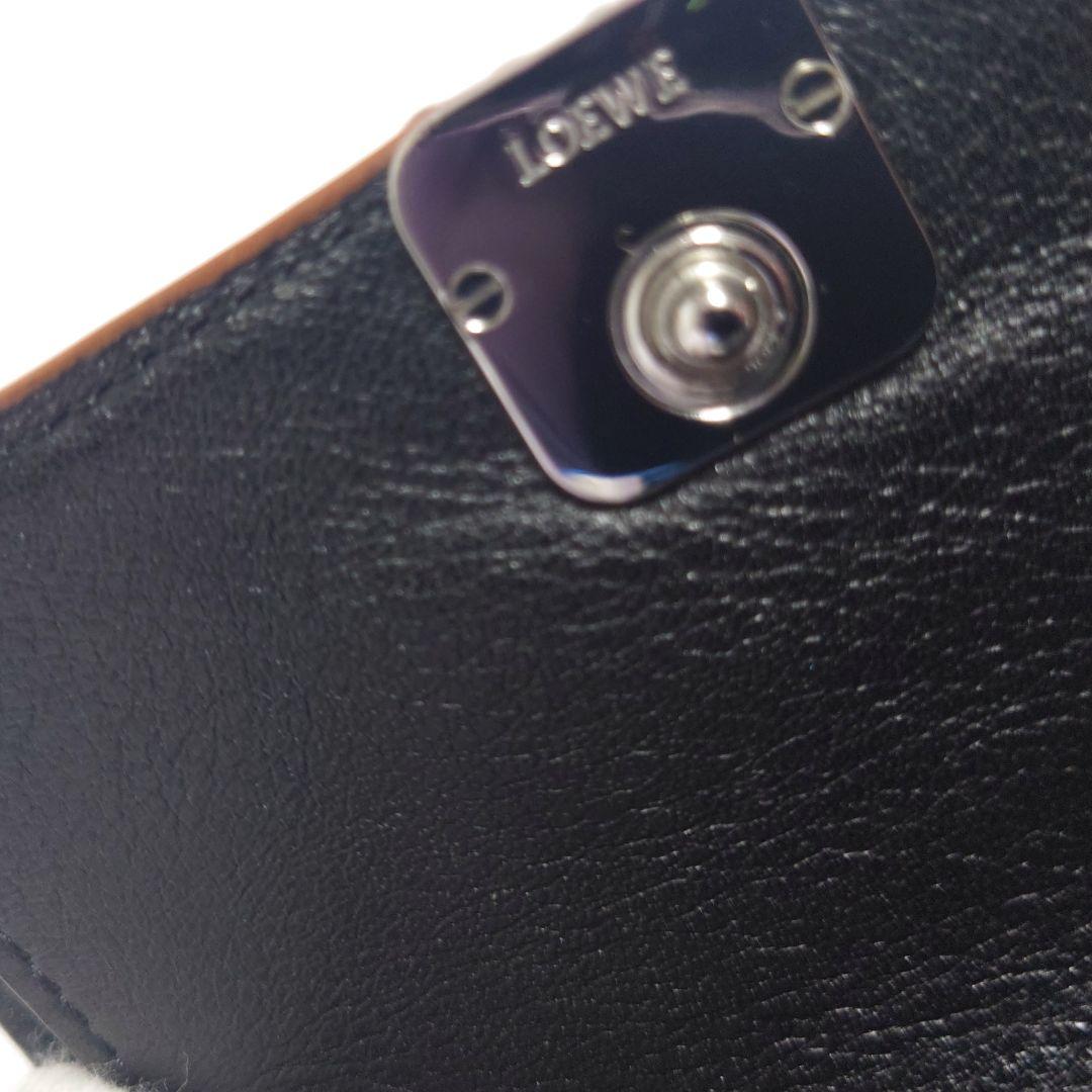 専用ページ✨️新春SALE✨️　LOEWE　レザー　三つ折り財布　ブラック