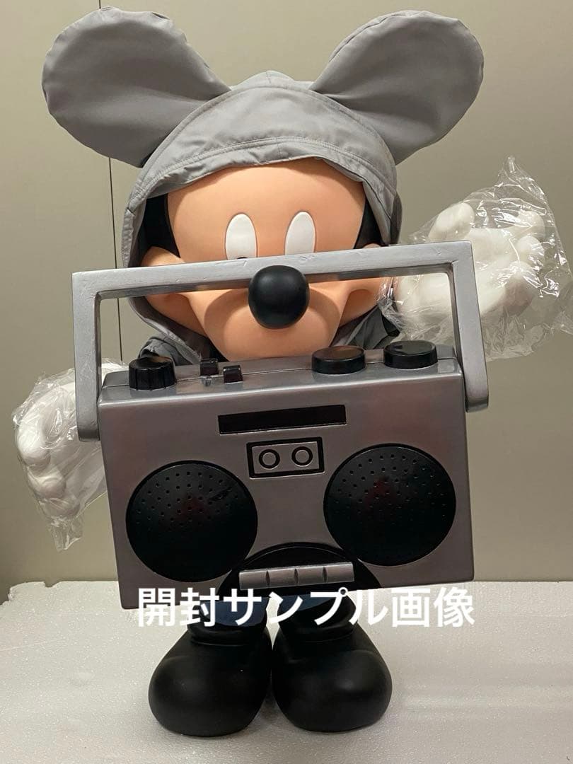 【新品未使用2002年製】ヴンテージミッキーマウス特大フィギュア香港製★未展示品