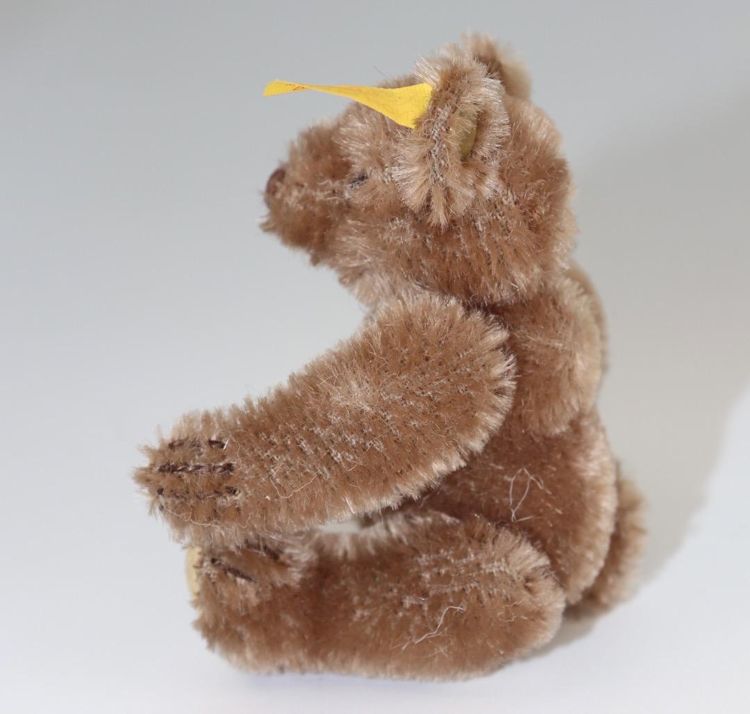 Steiff テディベア ブラウン1909年レプリカ・テディ黄色タグ9cm D