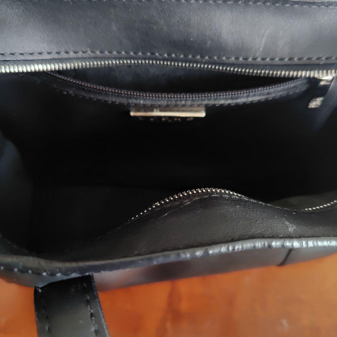 ユキさま専用 LOEWE ブラック レザーミニハンドバッグ