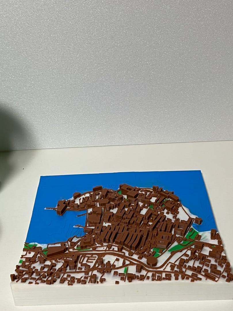 クロアチア ドゥブロクニク旧市街 のミニチュアジオラマ