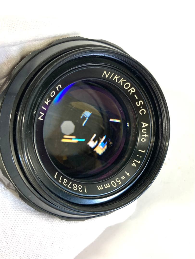 Nikon F 一眼レフフィルムカメラ ＋ NIKKOR S・C レンズ