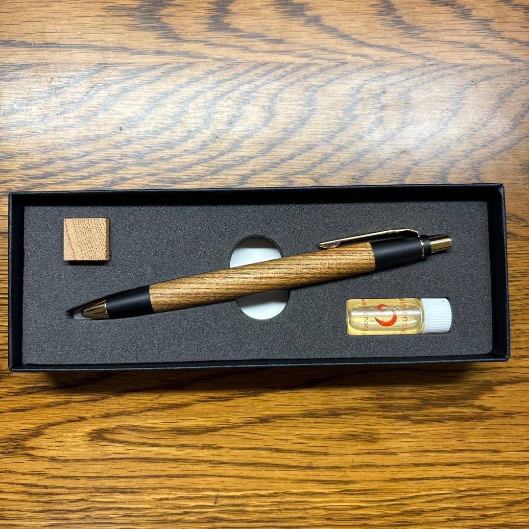 MASA 【野原工芸／固定式口金】欅 シャープペンシル