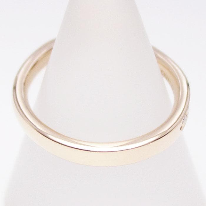 ティファニー Tワン ダイヤリング K18PG ローズゴールド 3.7g 7号